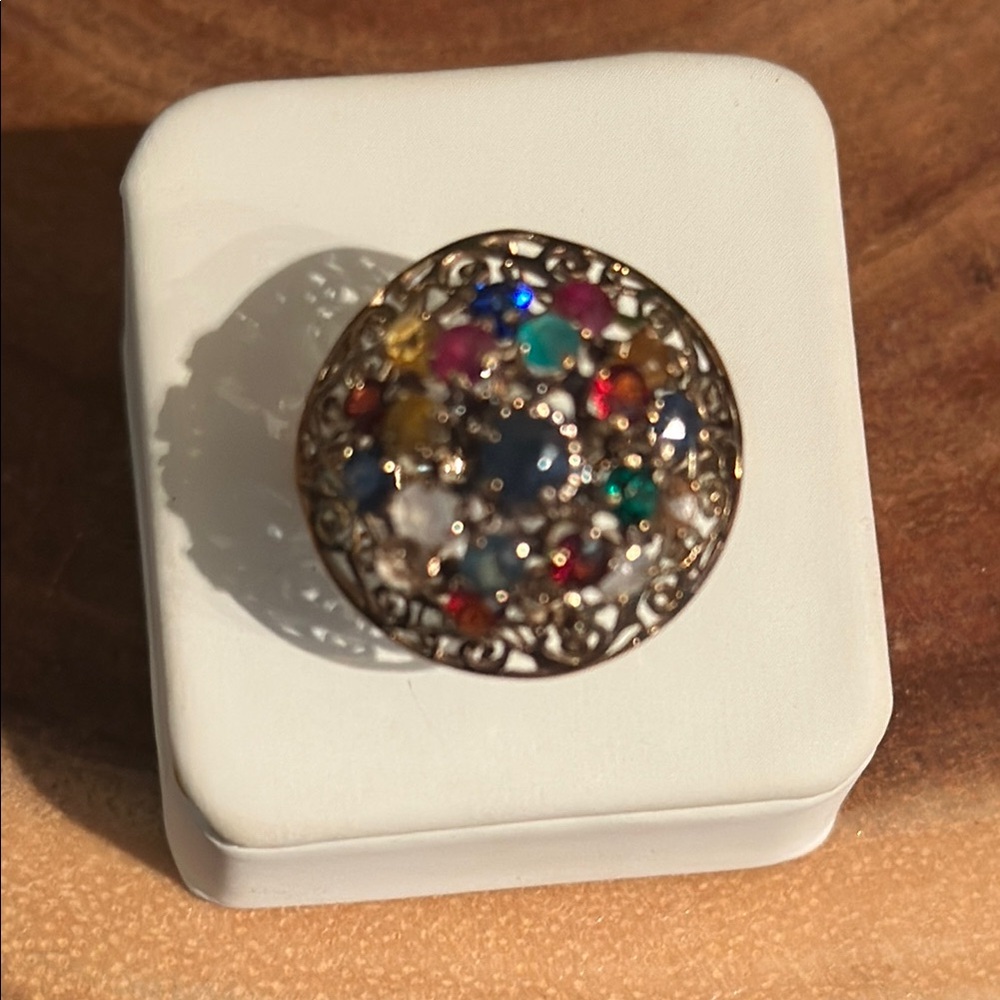 14 karat Circa  Multicolor Gemstone Ring size 7
